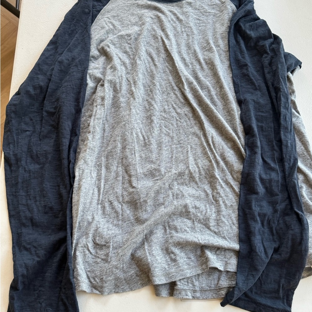 Vince Charcoal and Light Gray Tee